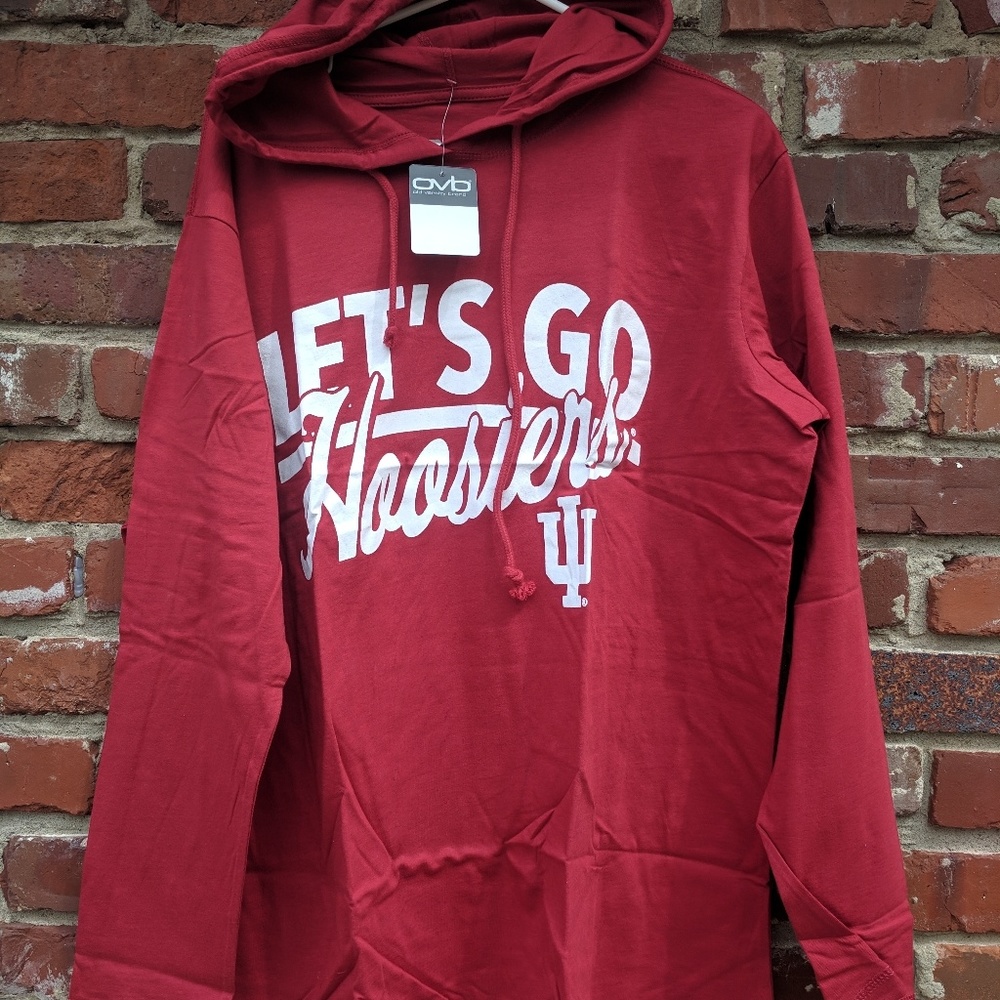 Indiana Hoosiers Light Weight Hoodie 3X Cotton